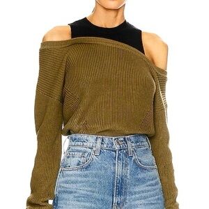 VERONICA BEARD Prescott Sweater in Army